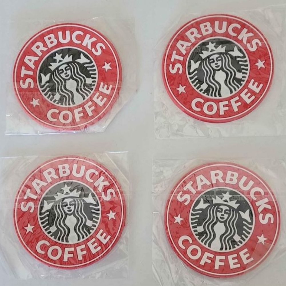 Starbucks Silicone Coasters 4pcs for $12